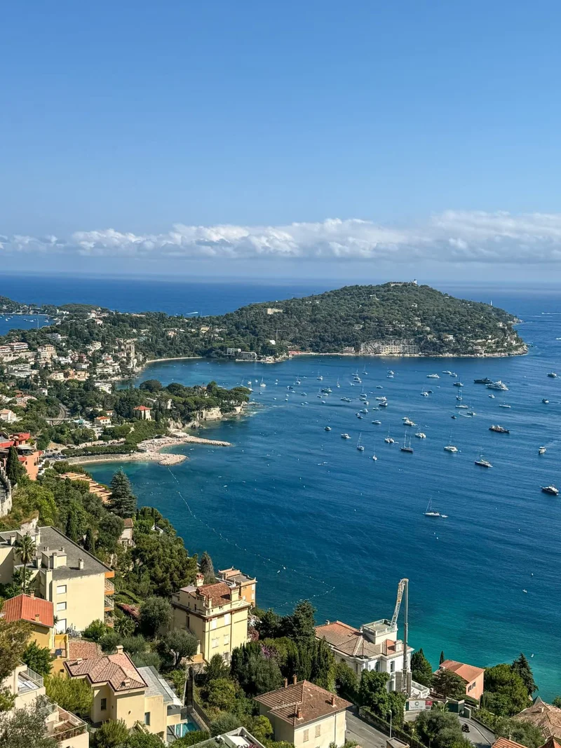 Villefranche-sur-Mer bay, tender port for Riviera cruise calls